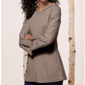 Soft Surroundings Warm Cozy Pullover Brown Heather